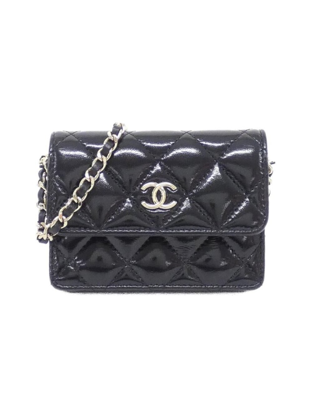 Chanel Chain Clutch Black